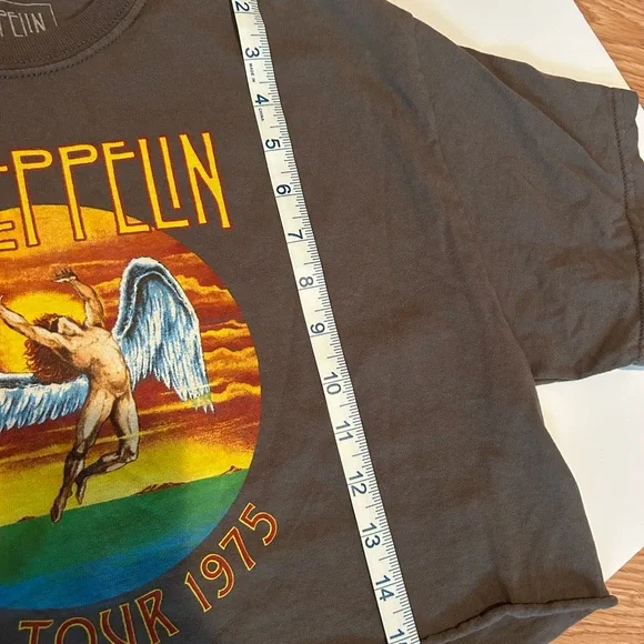 LED ZEPPELIN CROPPED T-SHIRT - Picture 5 of 5